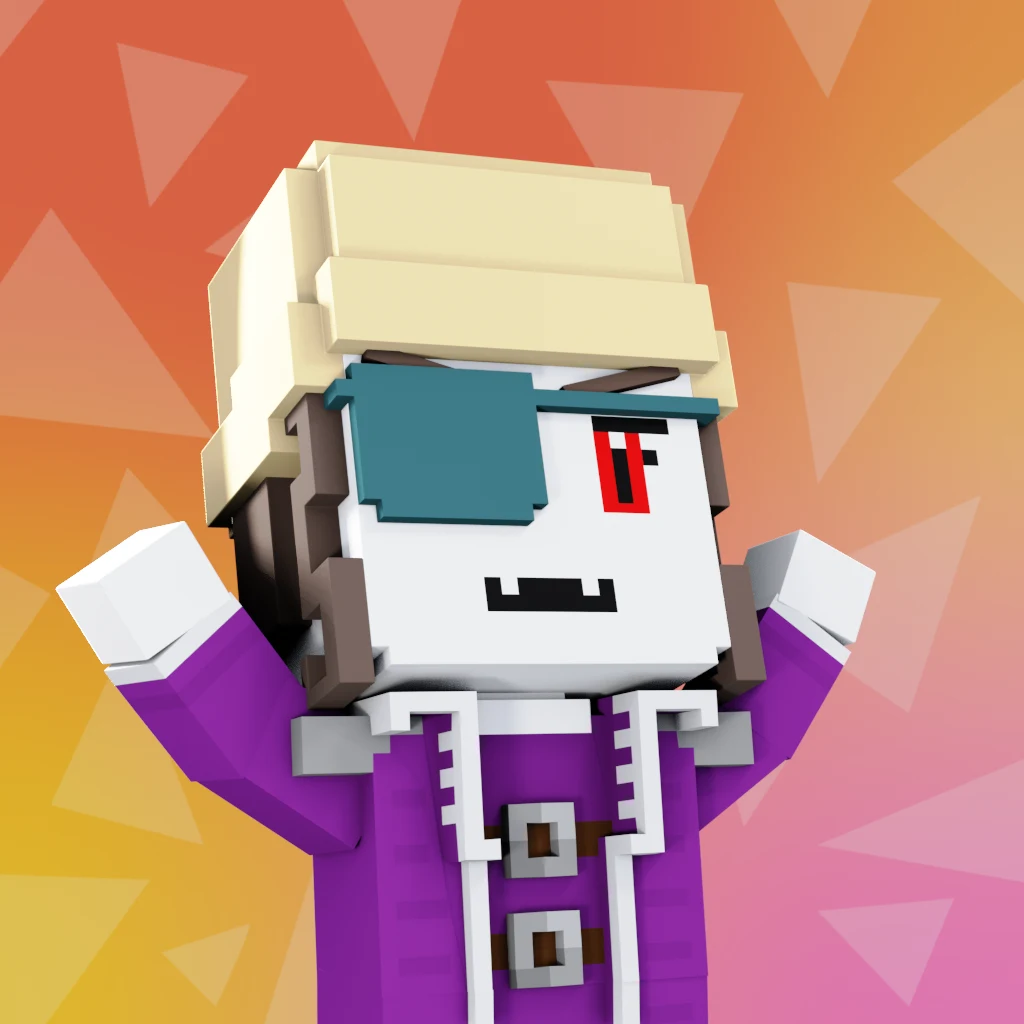 Pirate #3994 voxel render