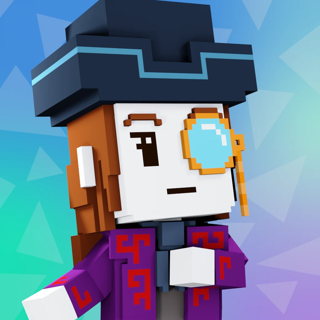 Pirate #3997 voxel render