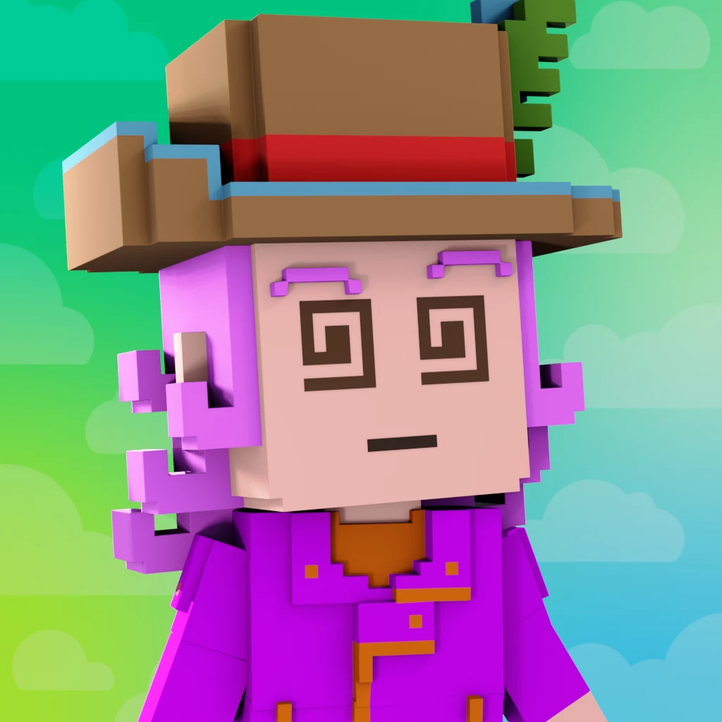 Pirate #4003 voxel render