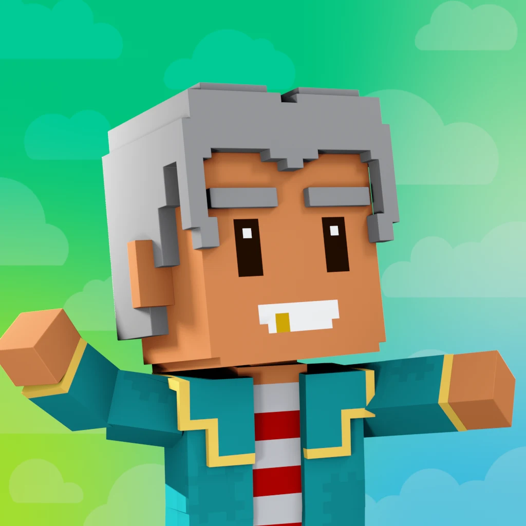 Pirate #4004 voxel render