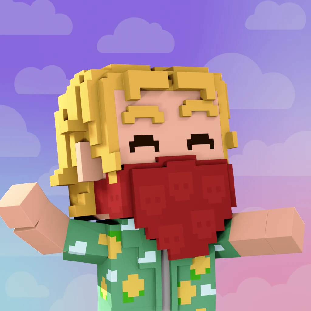 Pirate #4006 voxel render