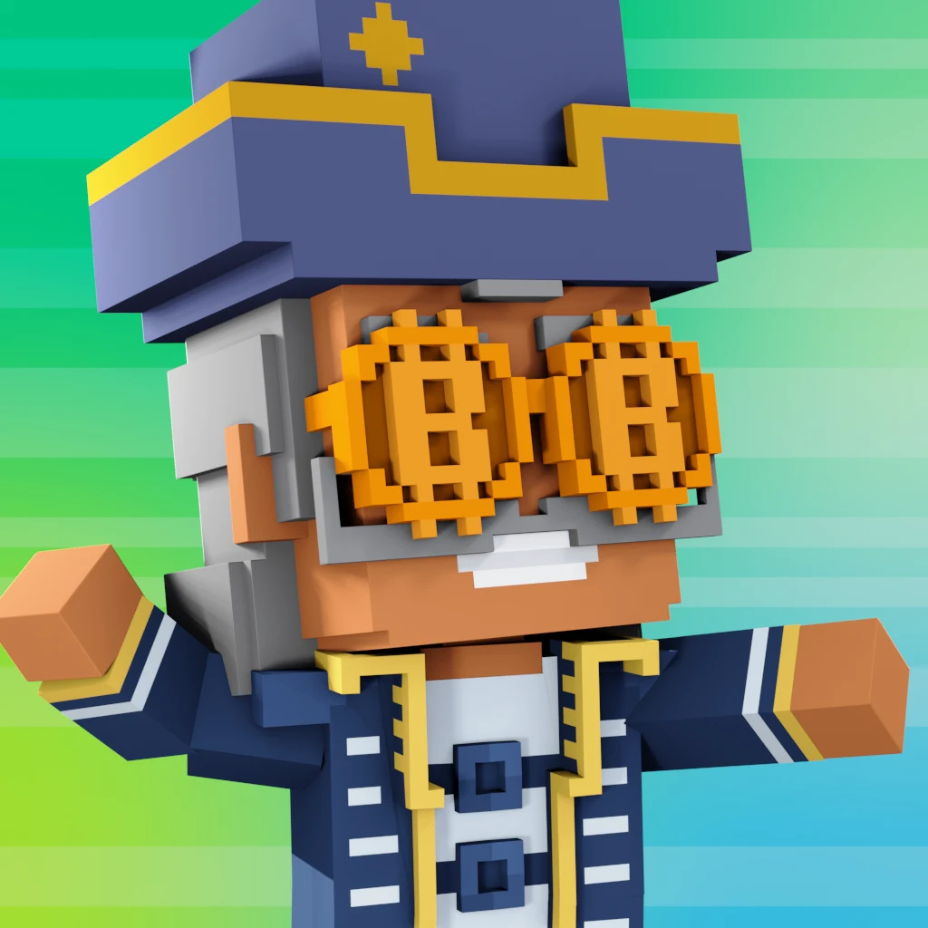 Pirate #4007 voxel render