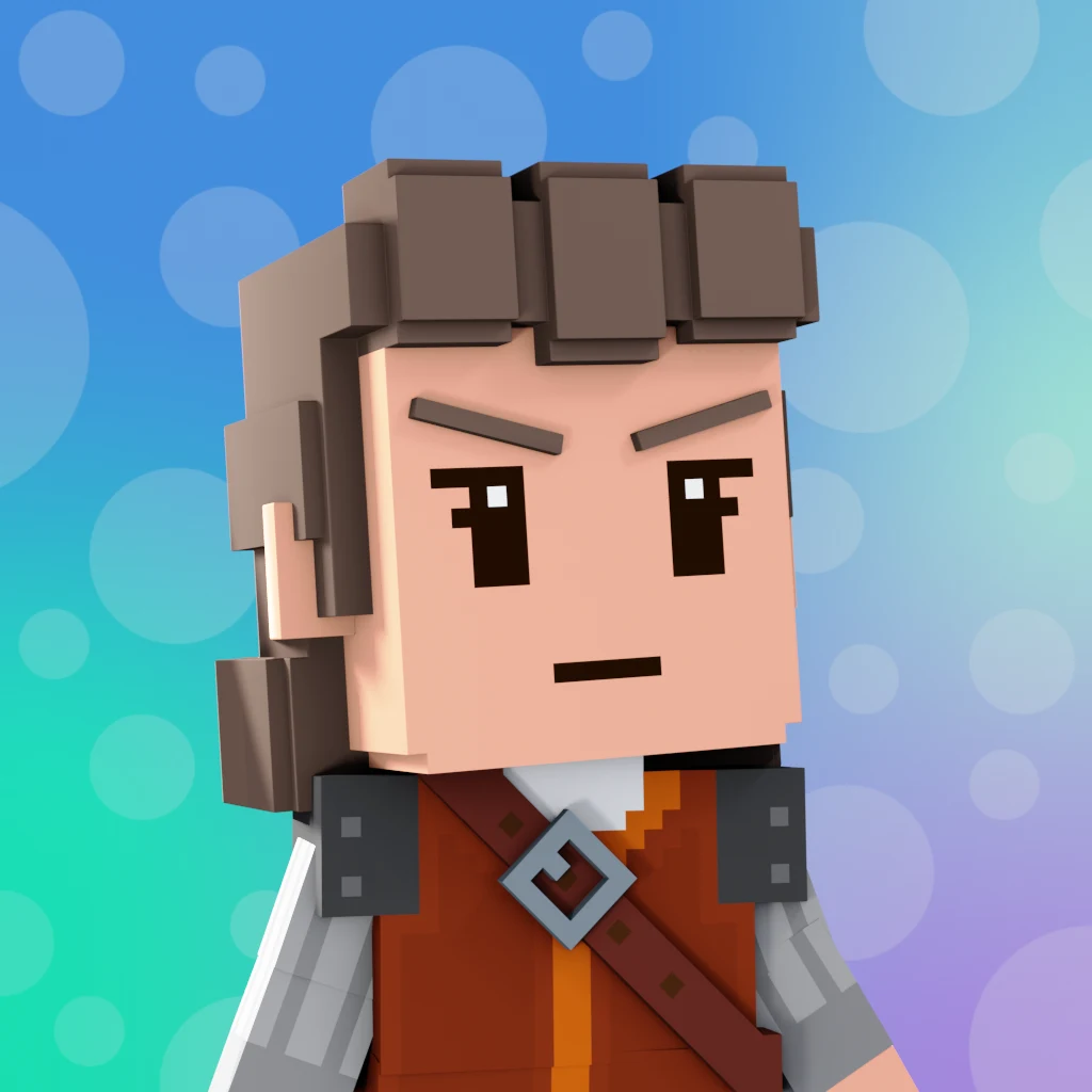 Pirate #401 voxel render