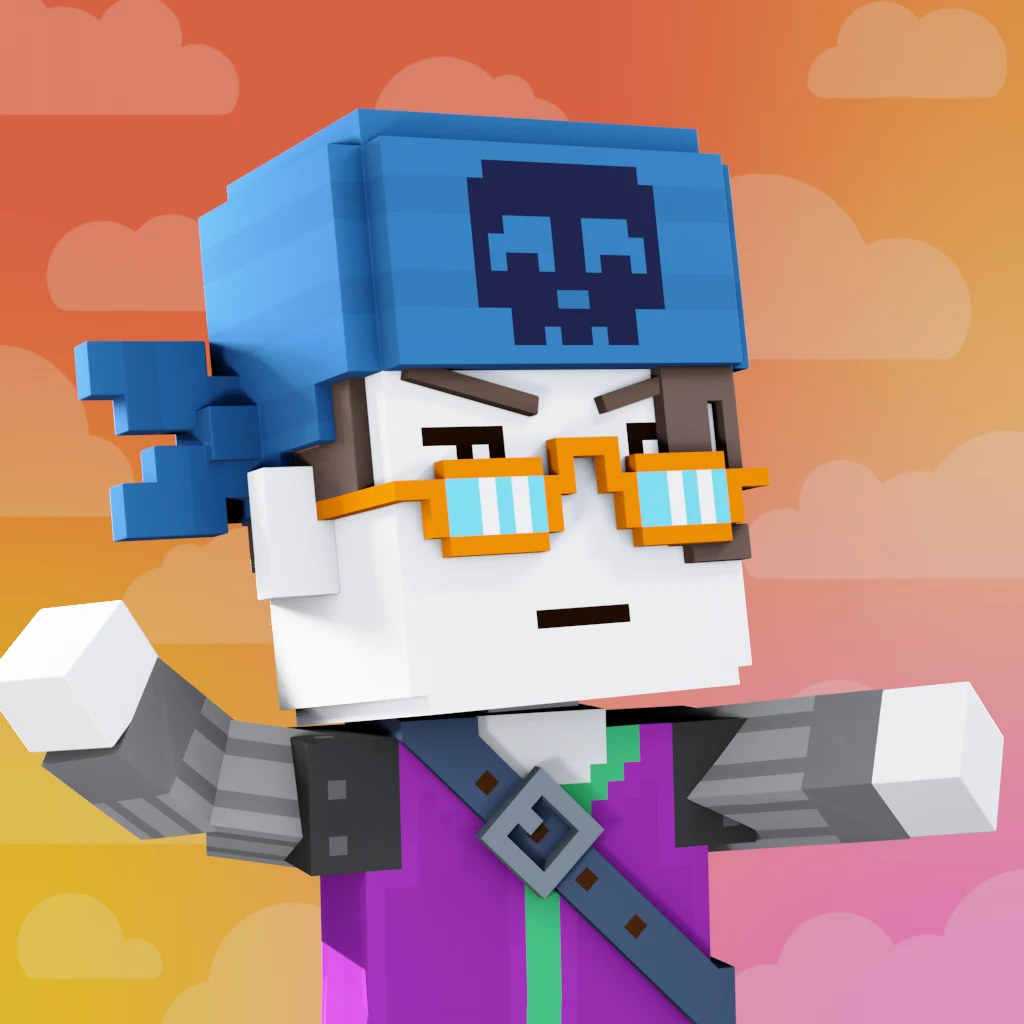 Pirate #4014 voxel render