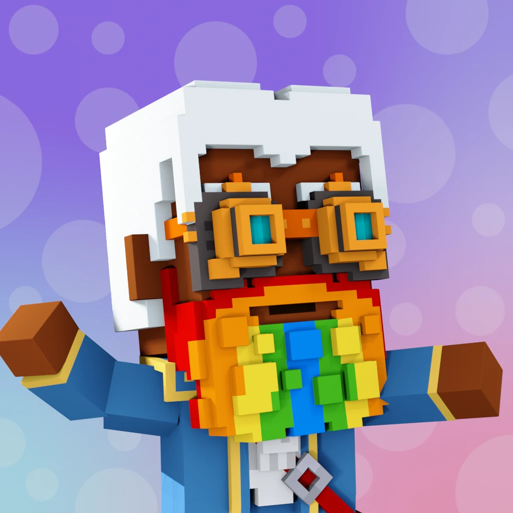 Pirate #4017 voxel render