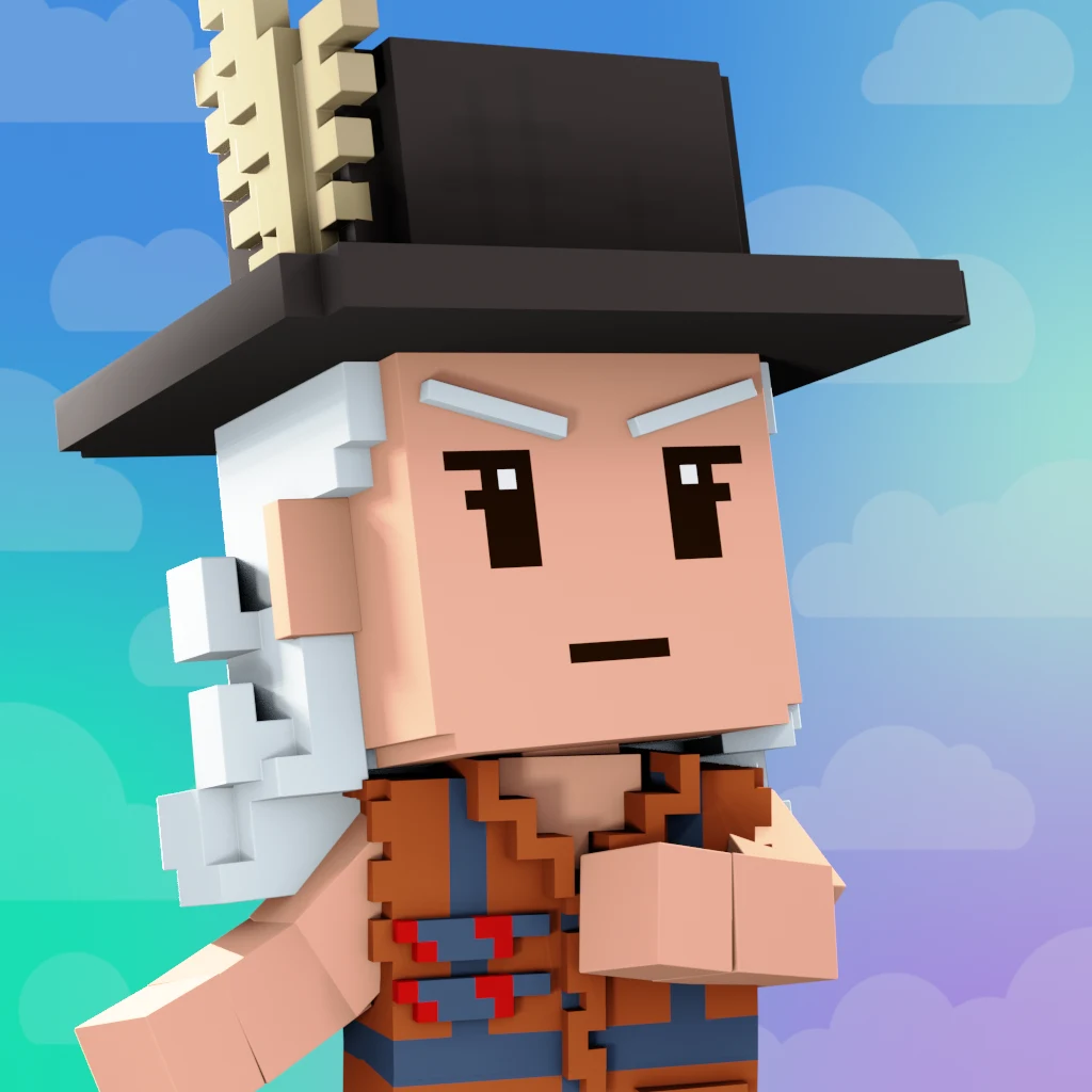 Pirate #4018 voxel render