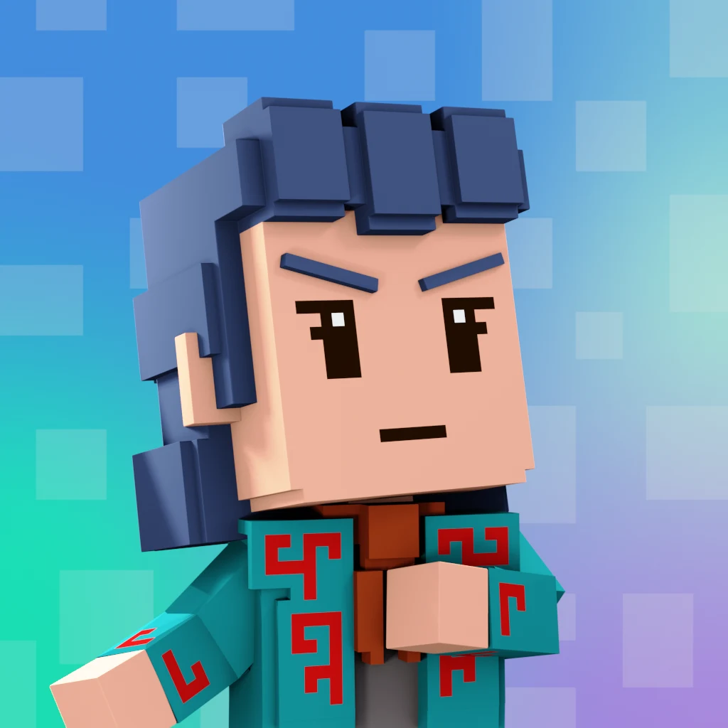 Pirate #4019 voxel render