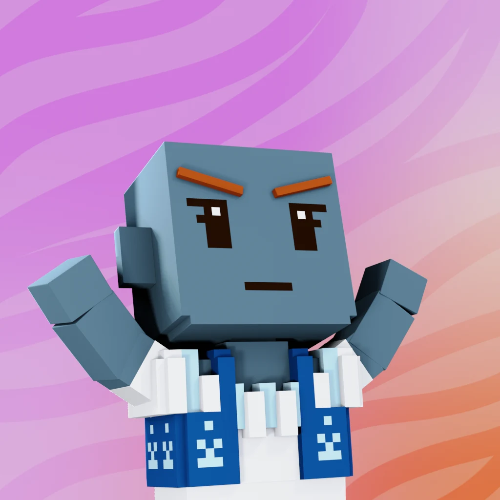 Pirate #402 voxel render