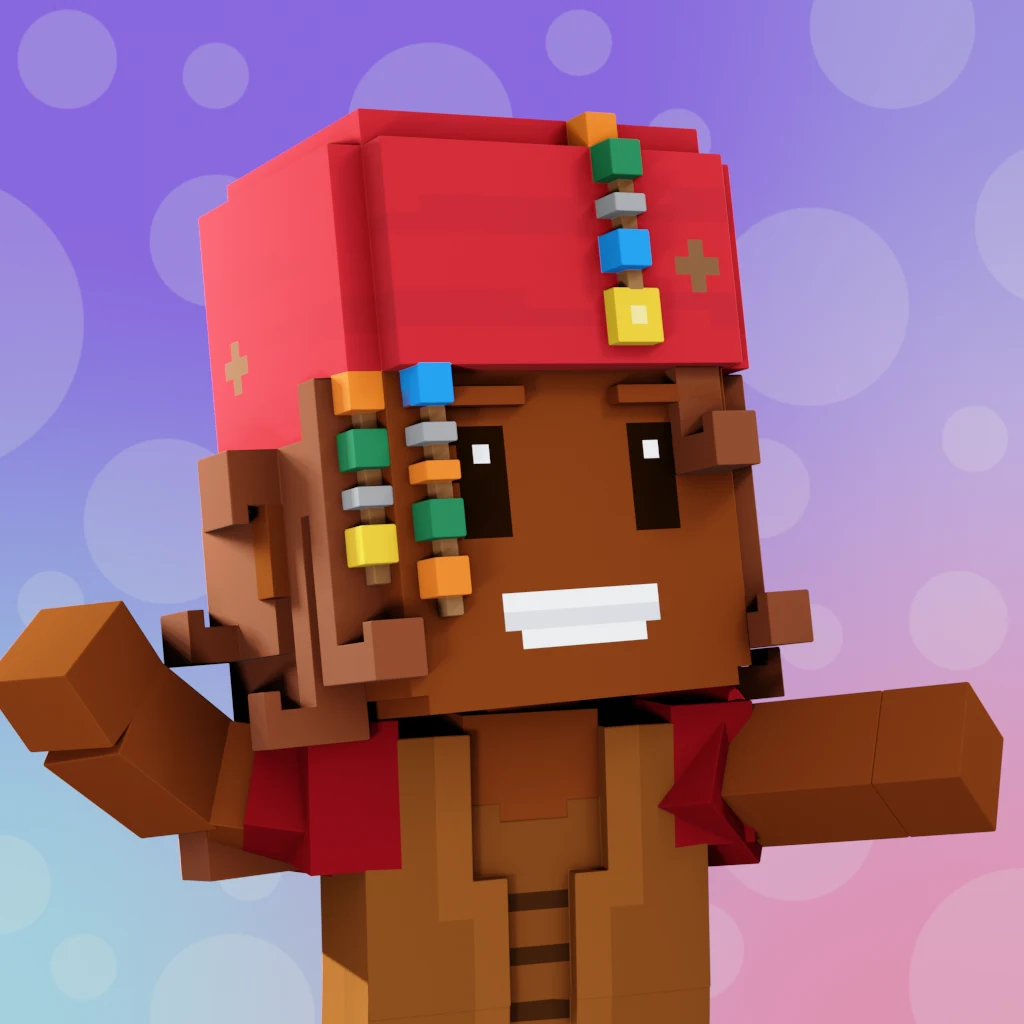 Pirate #4026 voxel render