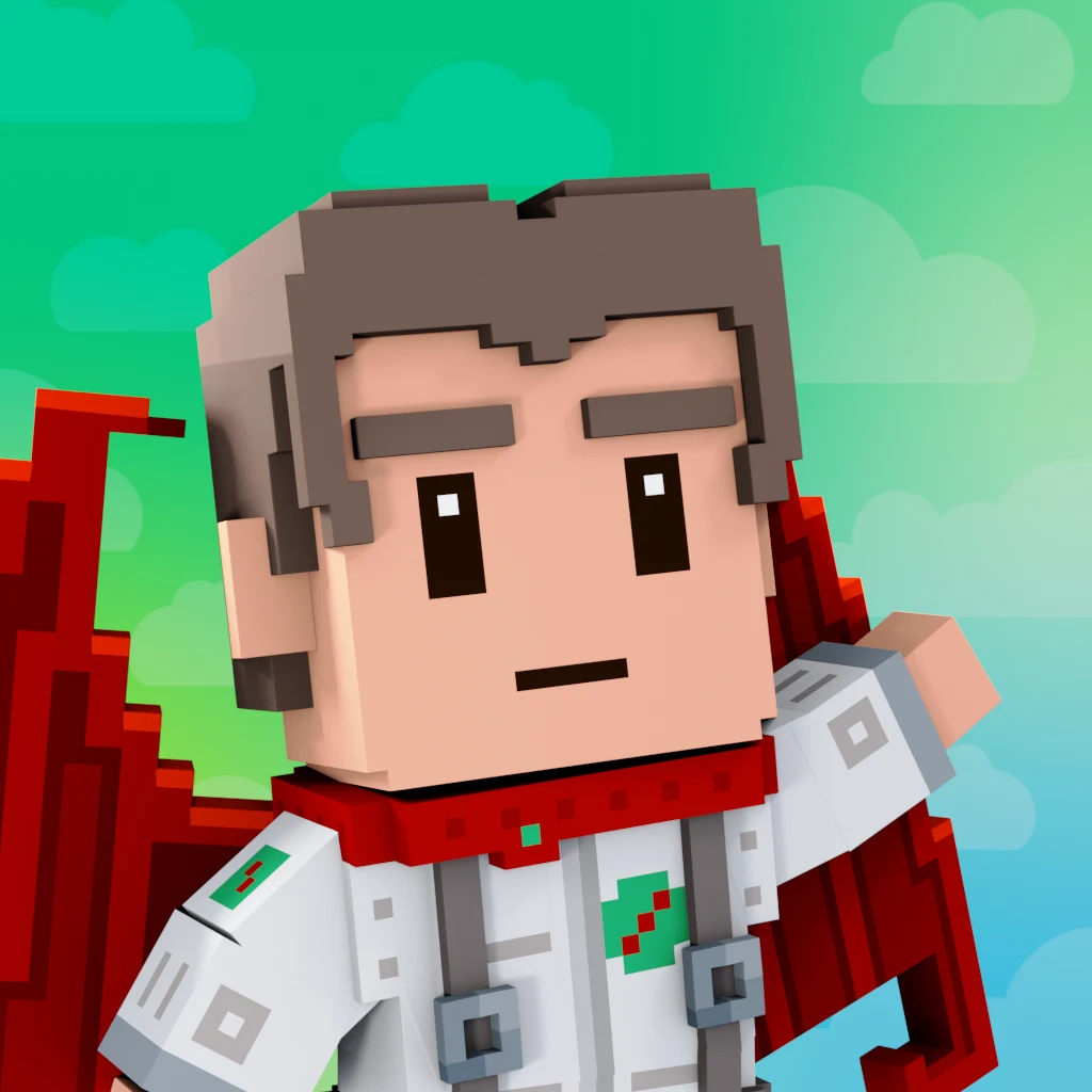 Pirate #4027 voxel render
