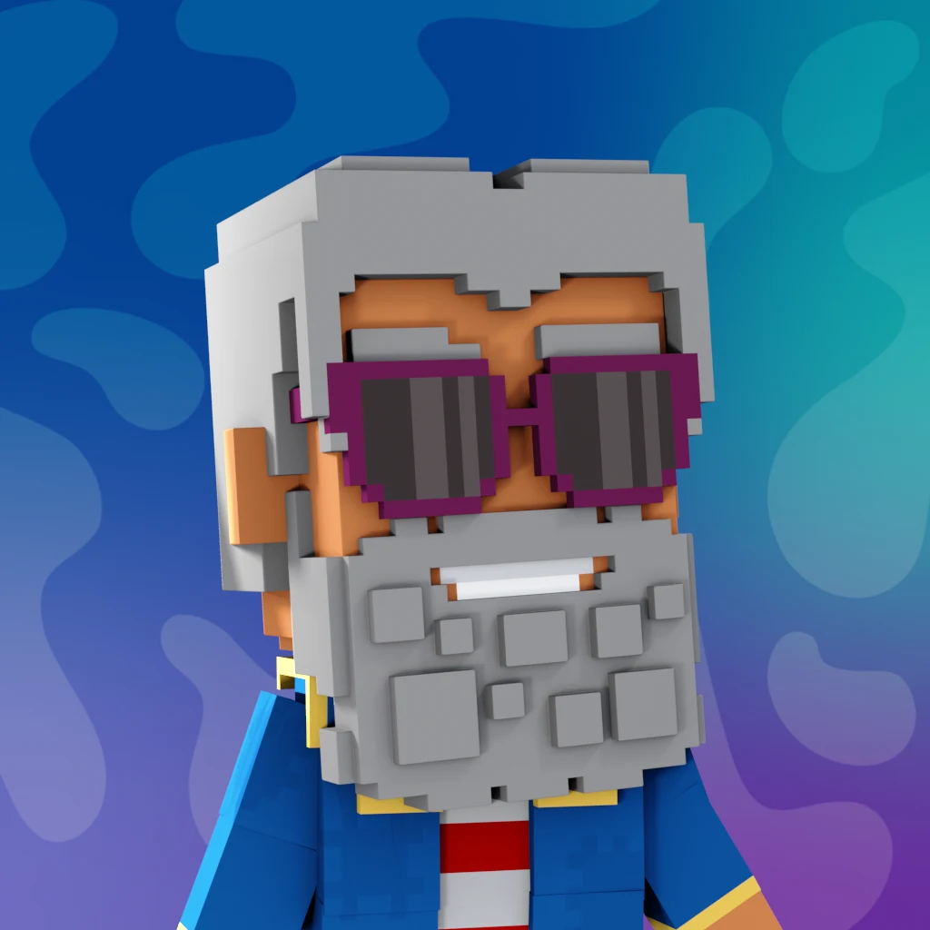 Pirate #4031 voxel render