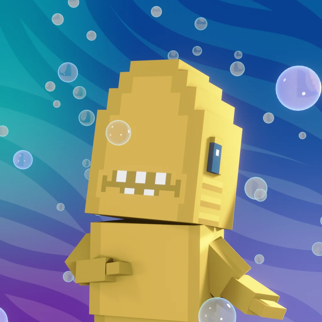 Pirate #4032 voxel render