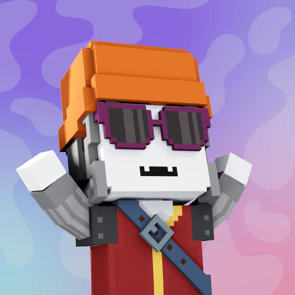 Pirate #4038 voxel render