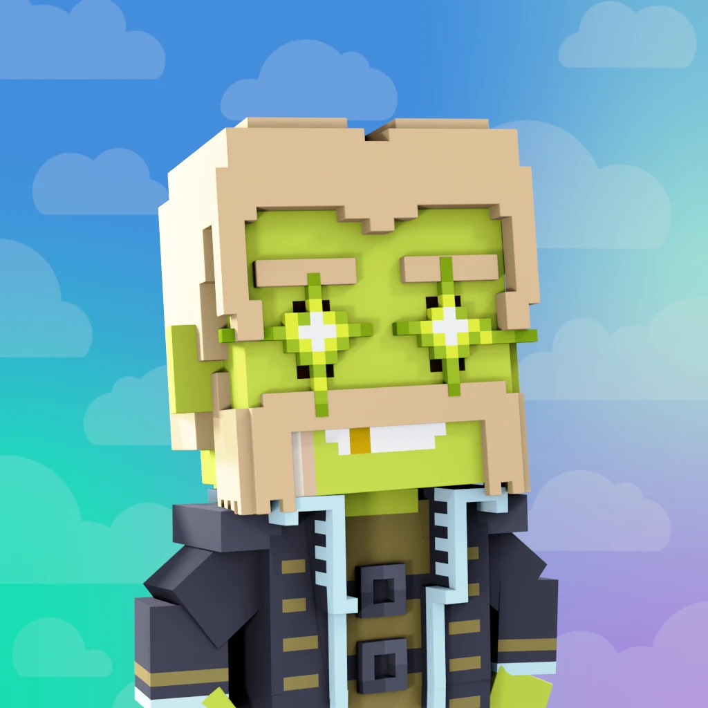 Pirate #4040 voxel render