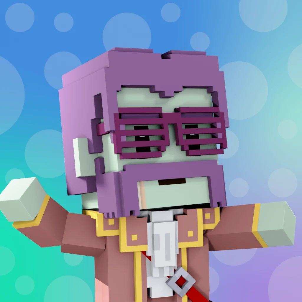 Pirate #4041 voxel render