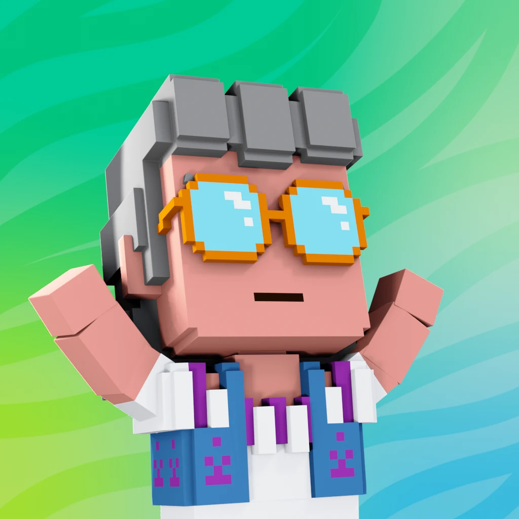 Pirate #4042 voxel render