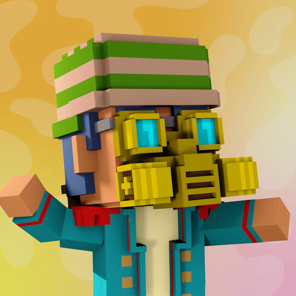 Pirate #4043 voxel render