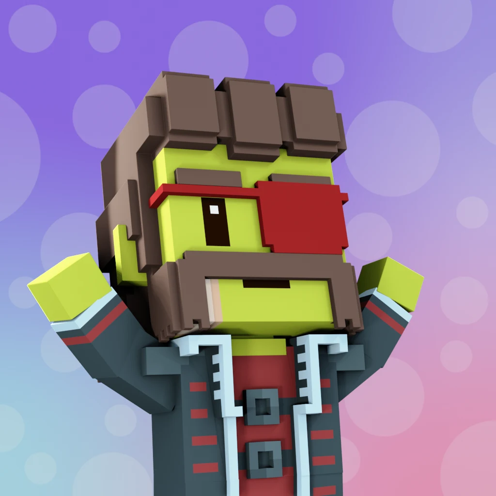 Pirate #4044 voxel render