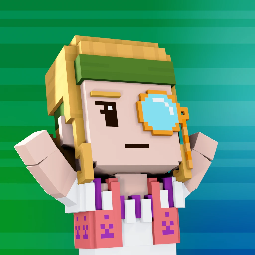 Pirate #4049 voxel render