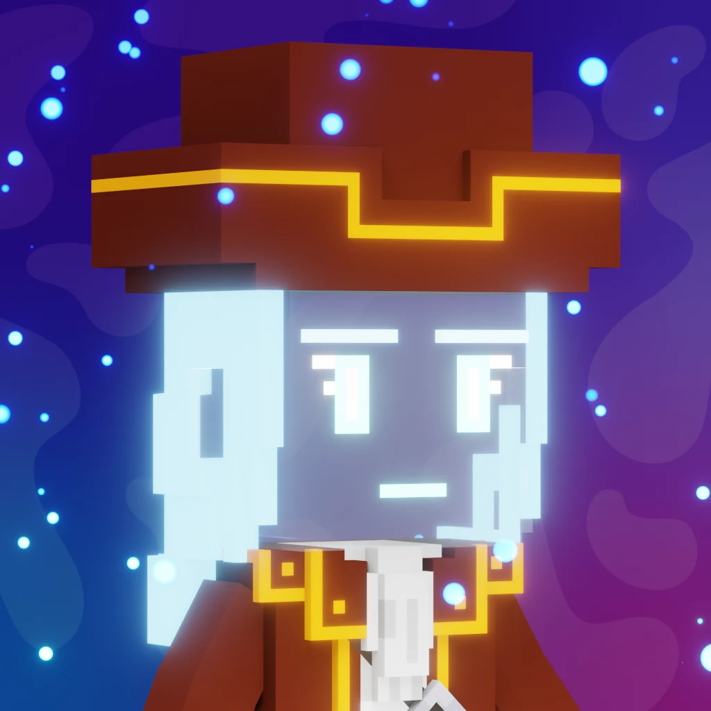 Pirate #4050 voxel render