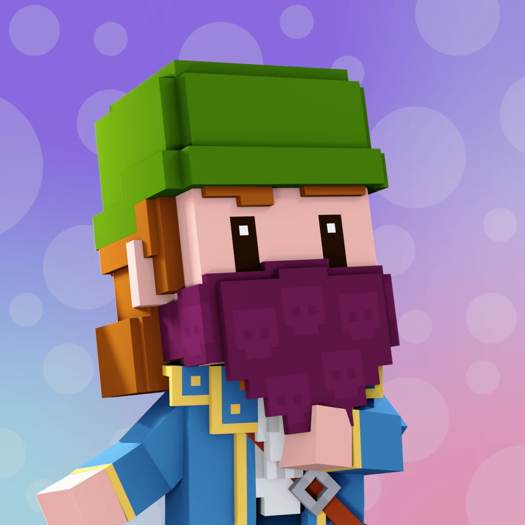 Pirate #4055 voxel render