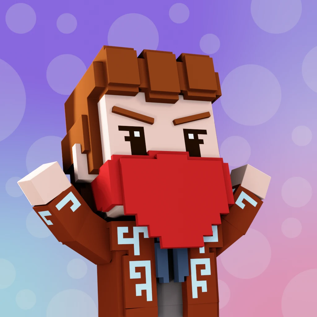 Pirate #4056 voxel render