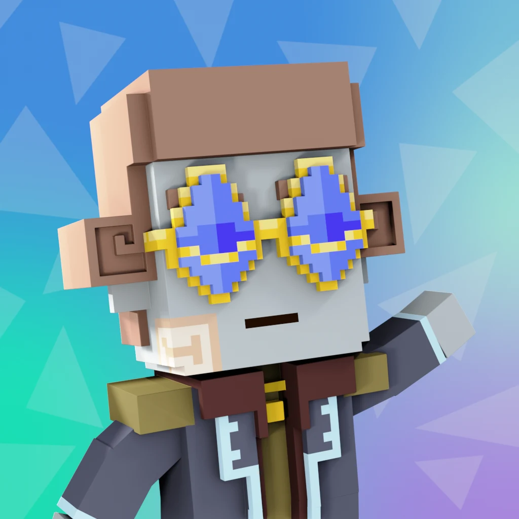 Pirate #4059 voxel render