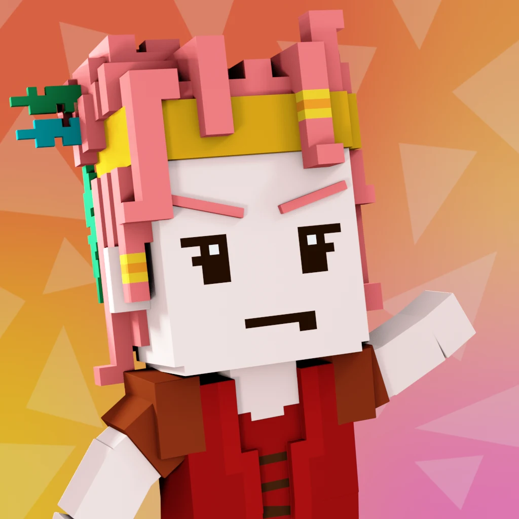Pirate #406 voxel render