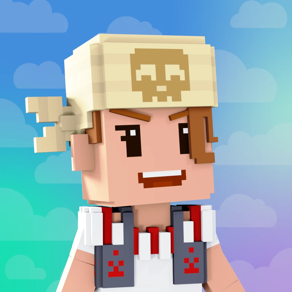 Pirate #4060 voxel render