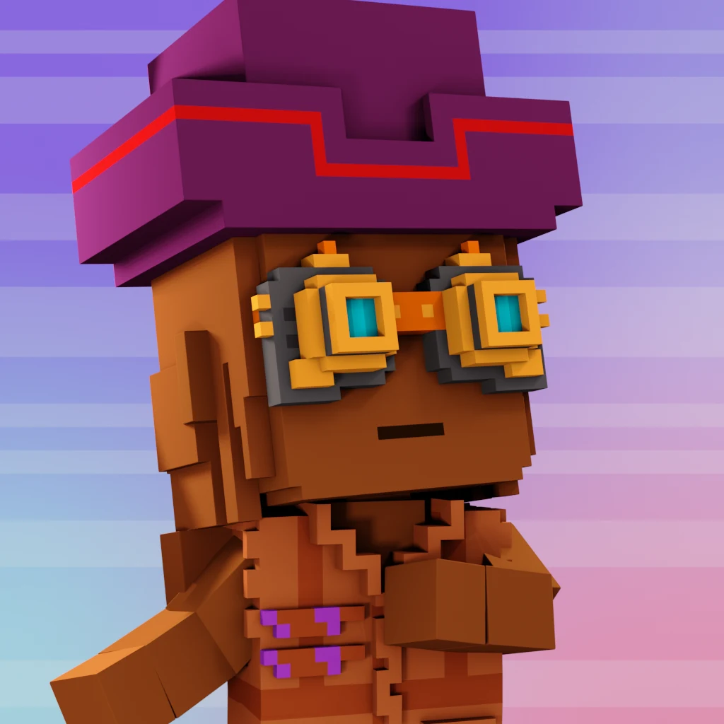 Pirate #4061 voxel render