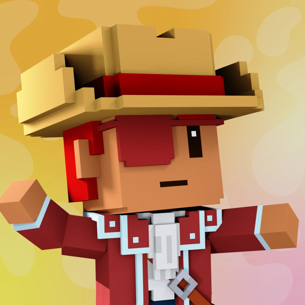 Pirate #4065 voxel render