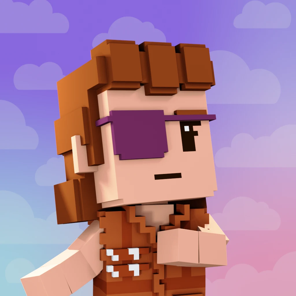 Pirate #4067 voxel render