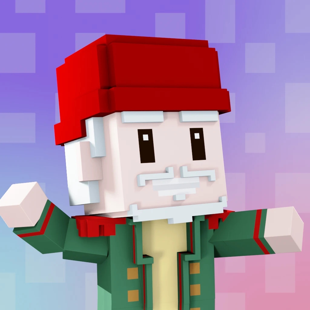 Pirate #4068 voxel render