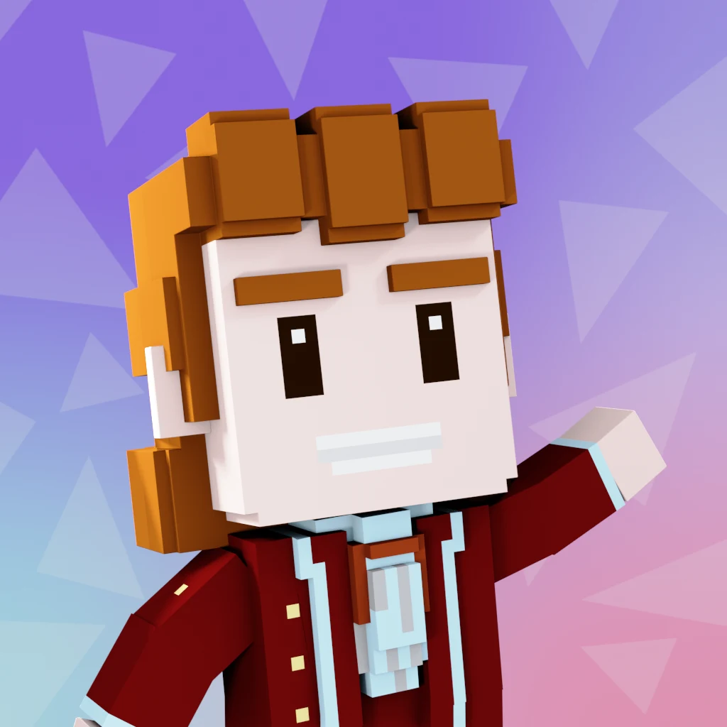 Pirate #407 voxel render