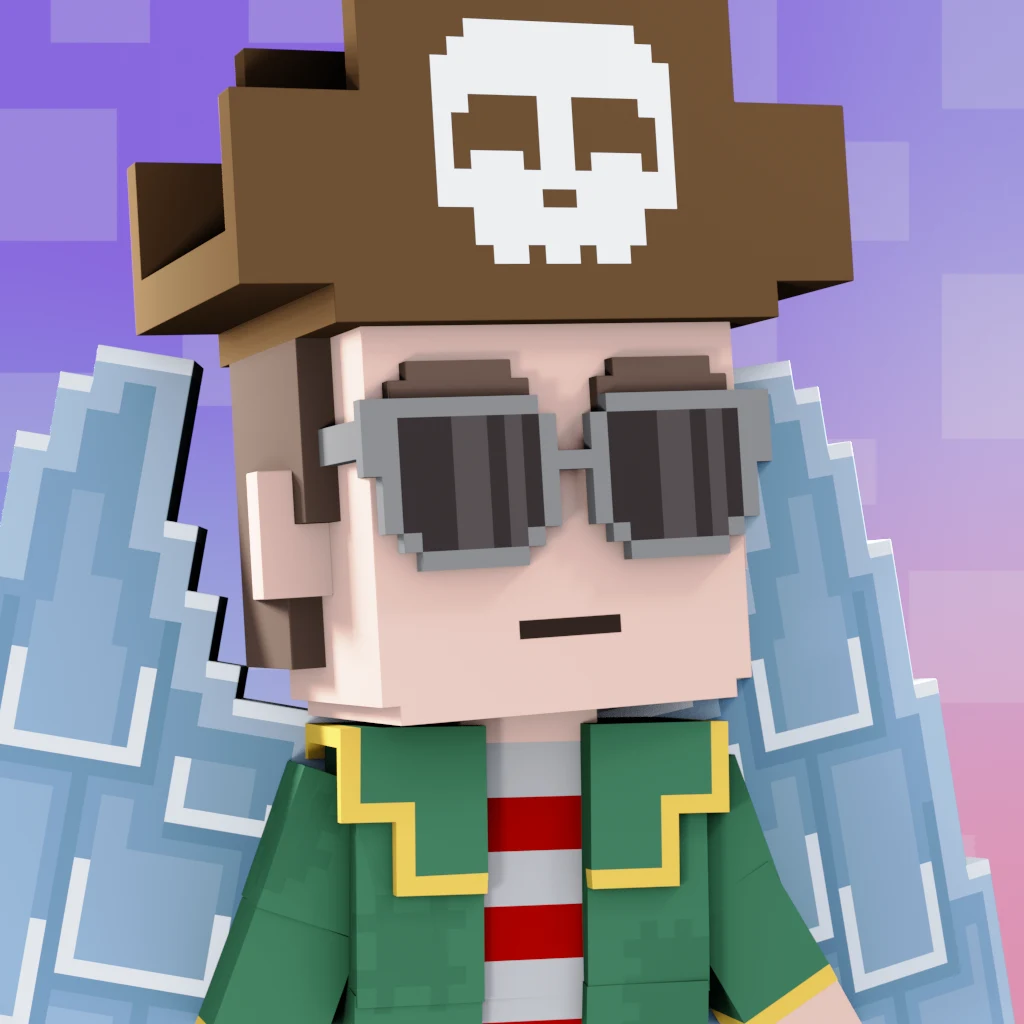 Pirate #4071 voxel render