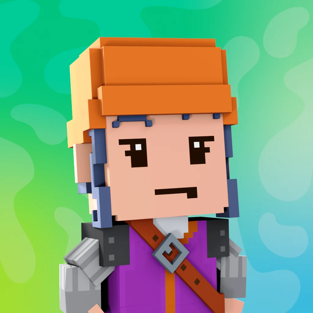 Pirate #4073 voxel render
