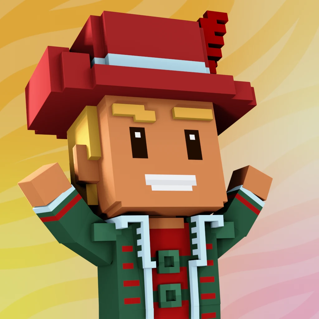 Pirate #4078 voxel render