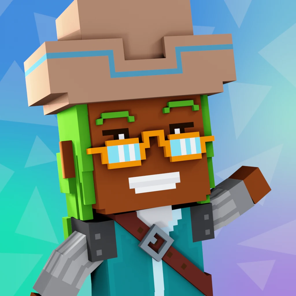 Pirate #4079 voxel render