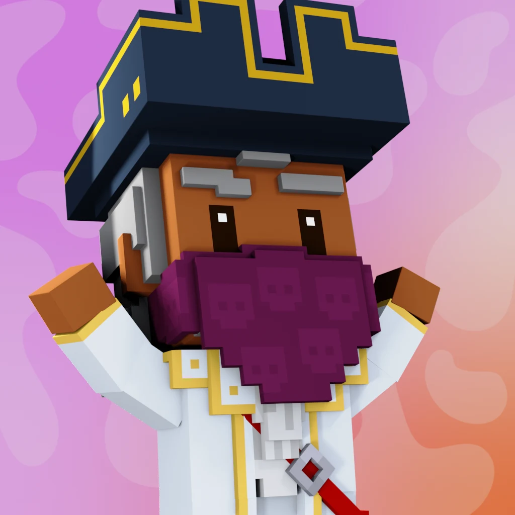 Pirate #408 voxel render