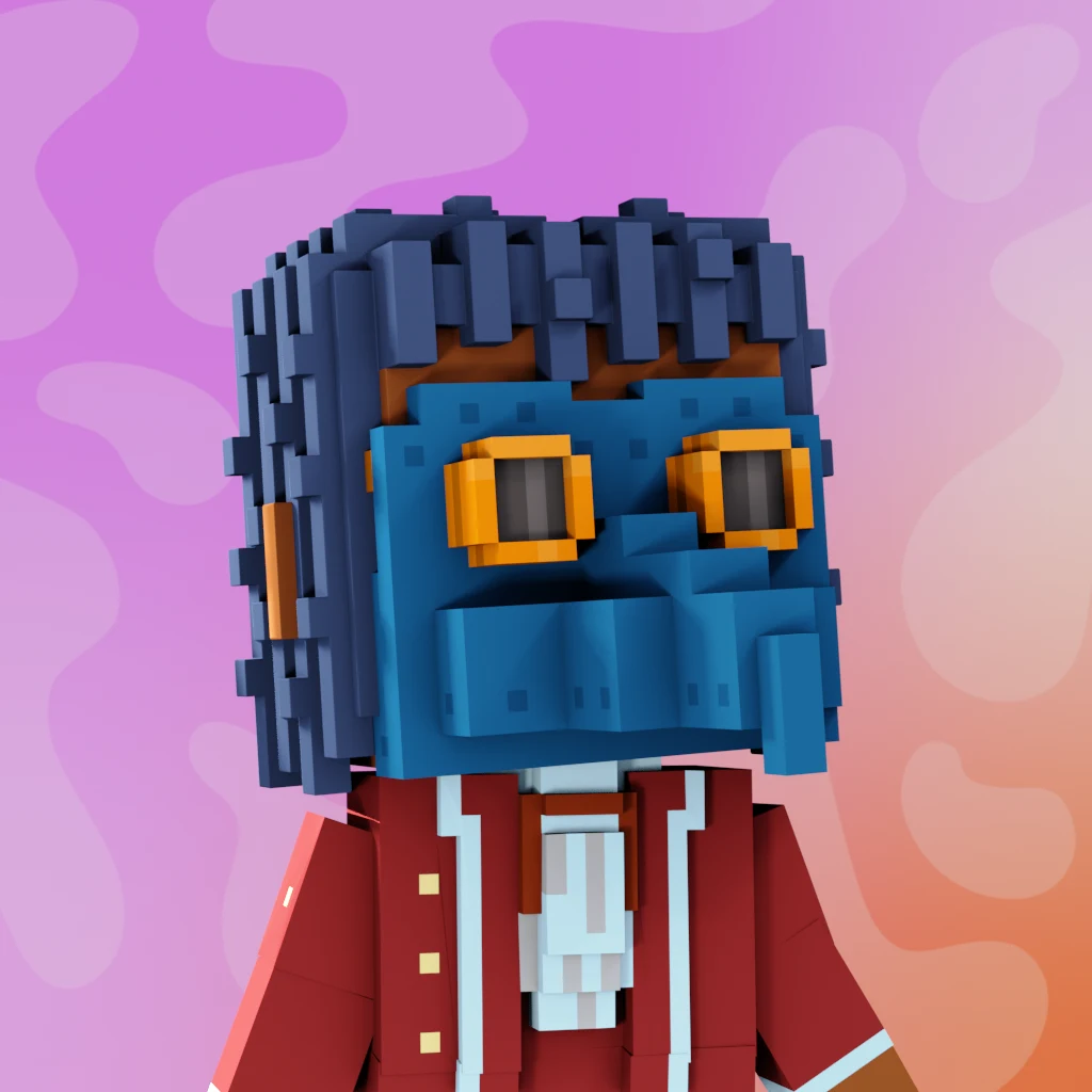 Pirate #4081 voxel render