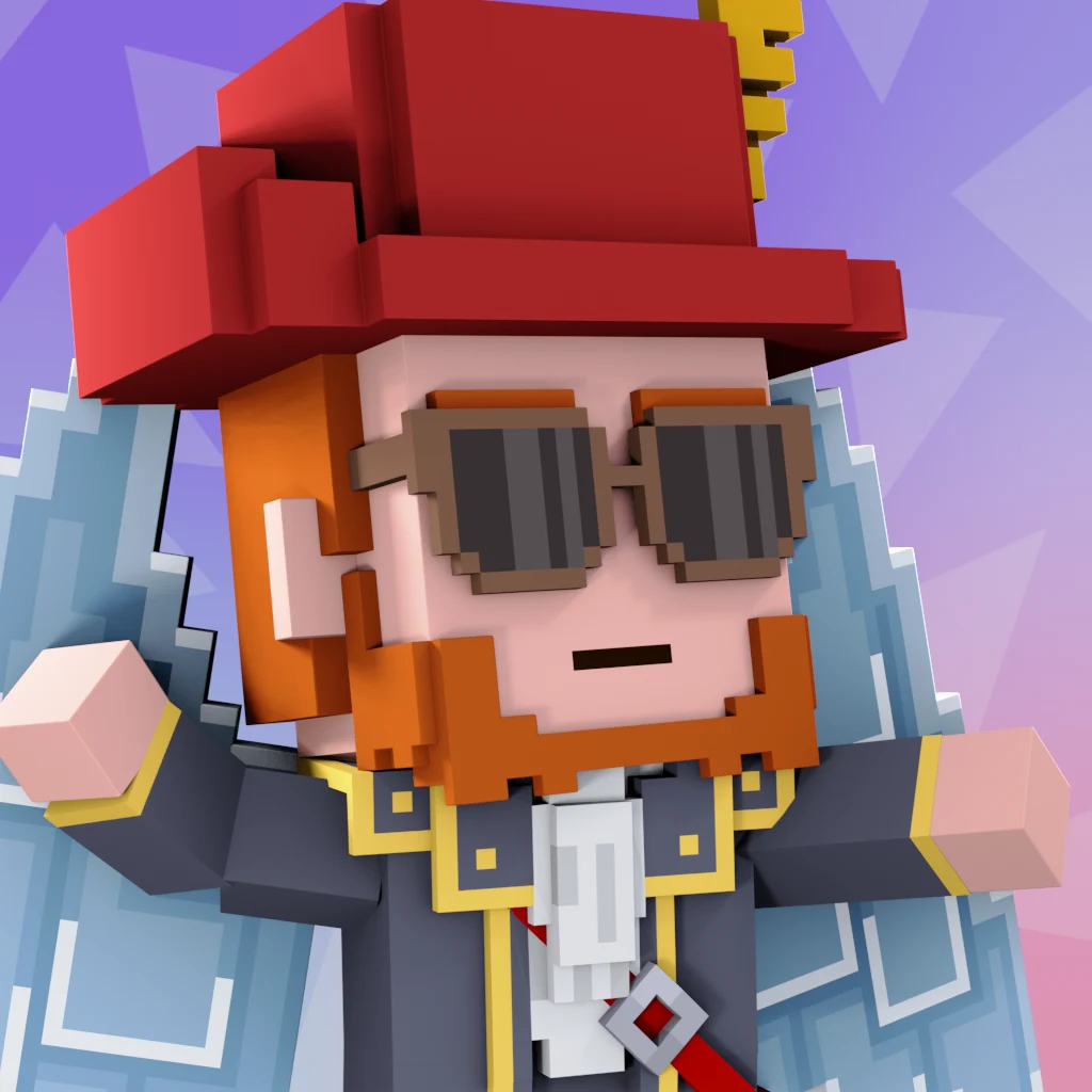 Pirate #4083 voxel render