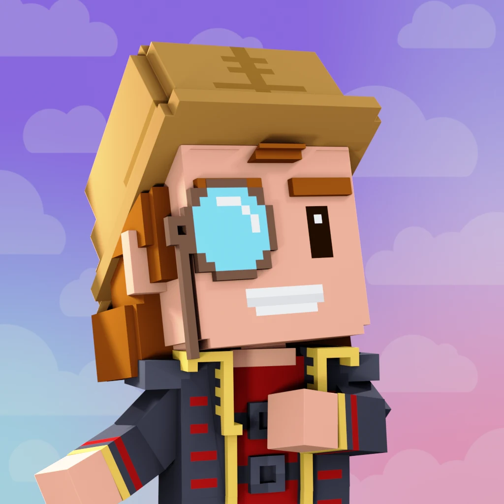 Pirate #4084 voxel render