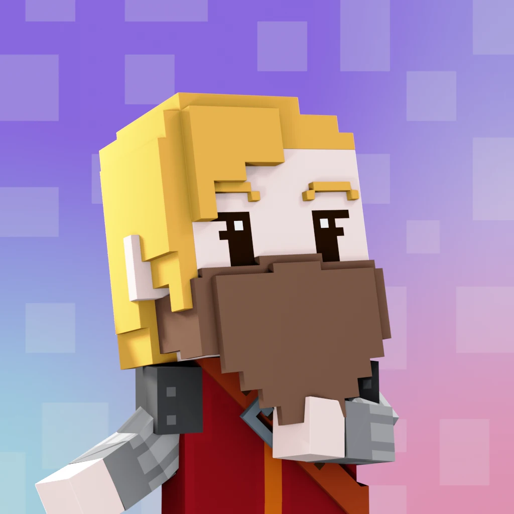 Pirate #4090 voxel render