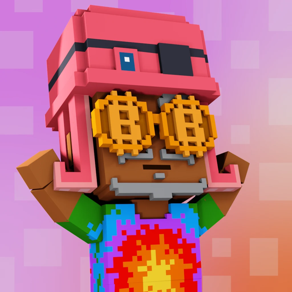 Pirate #4092 voxel render