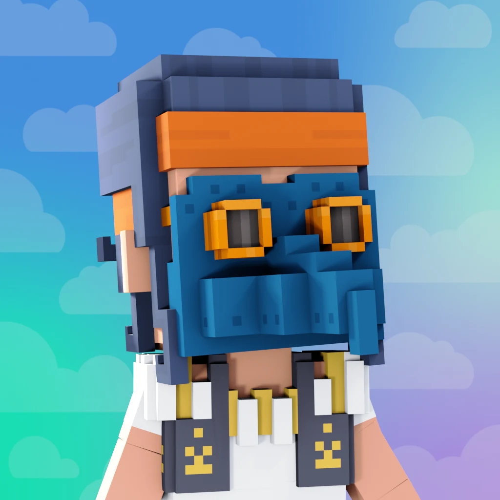 Pirate #4094 voxel render