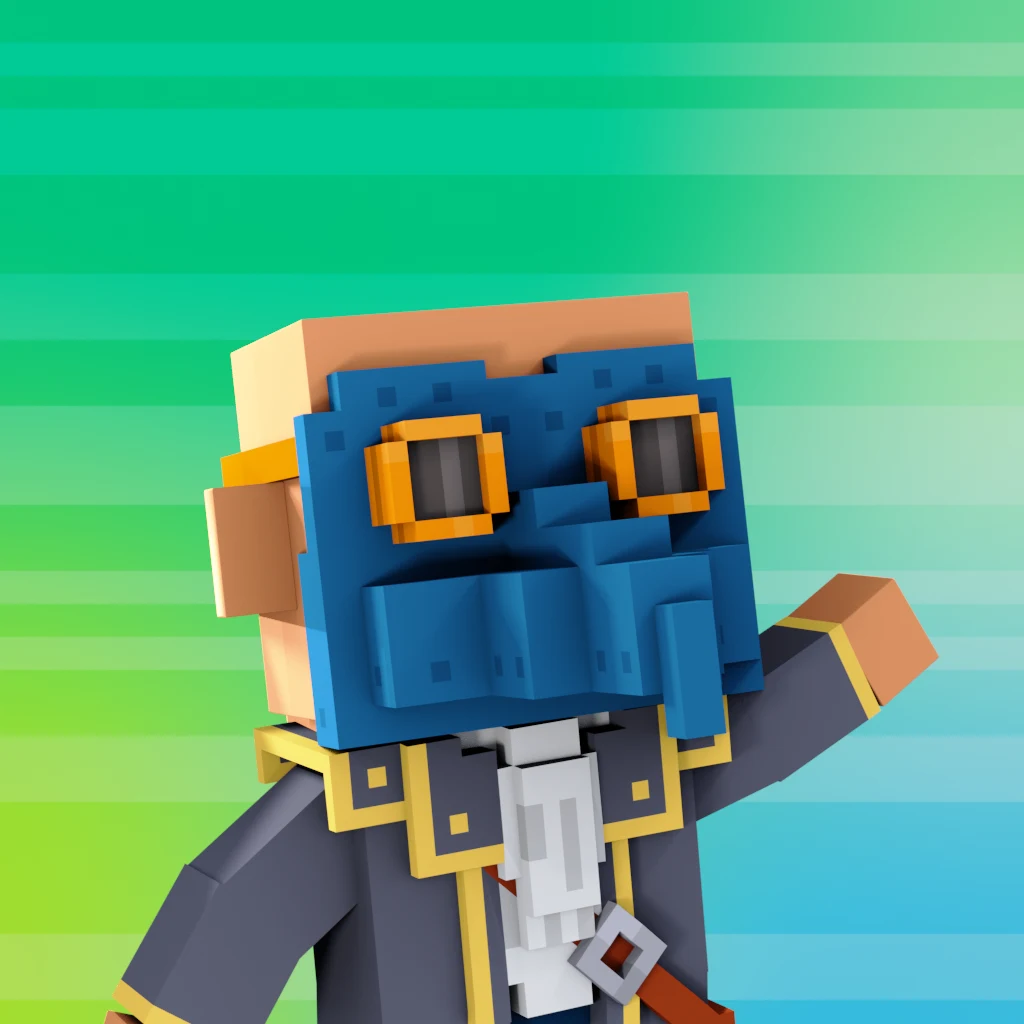 Pirate #4095 voxel render