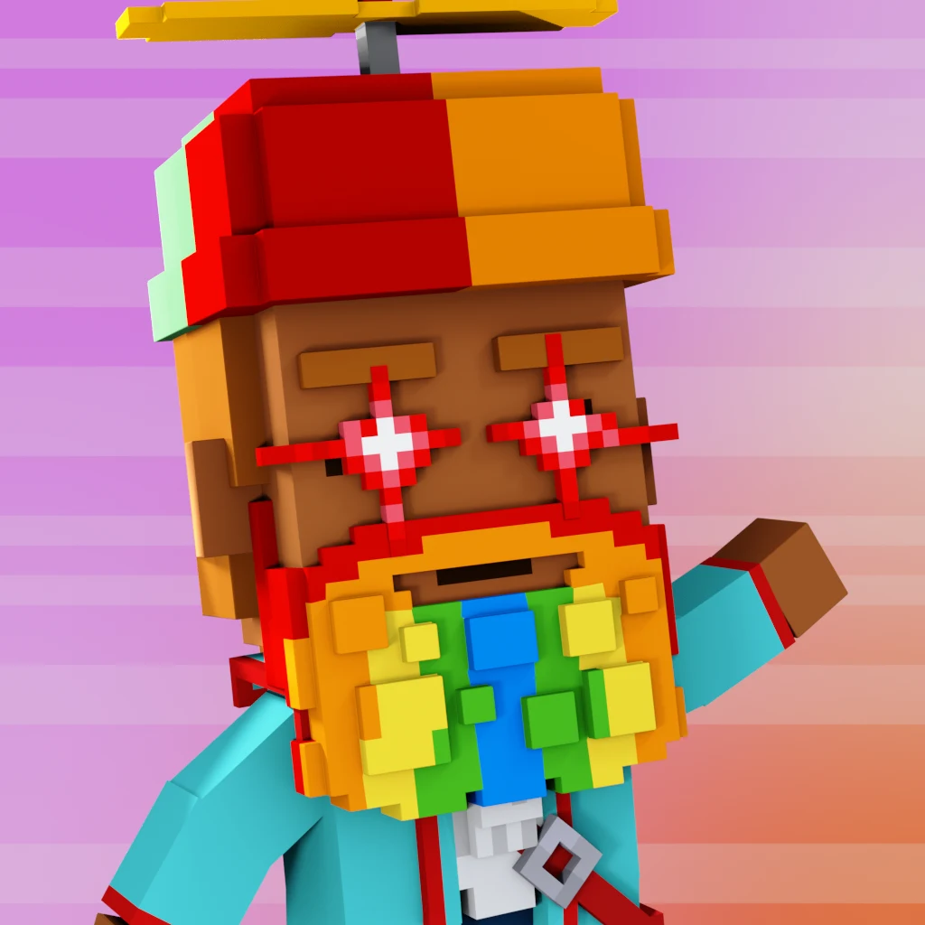 Pirate #4099 voxel render
