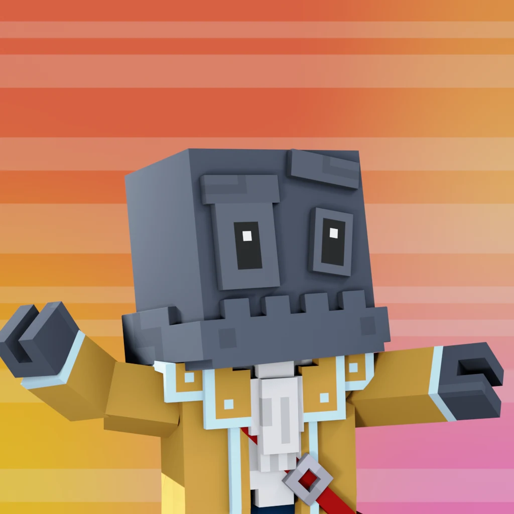 Pirate #41 voxel render