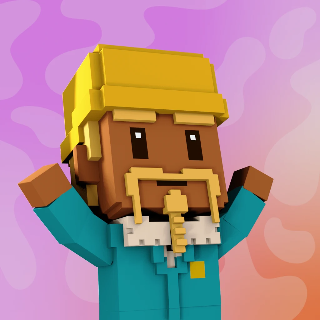 Pirate #4104 voxel render