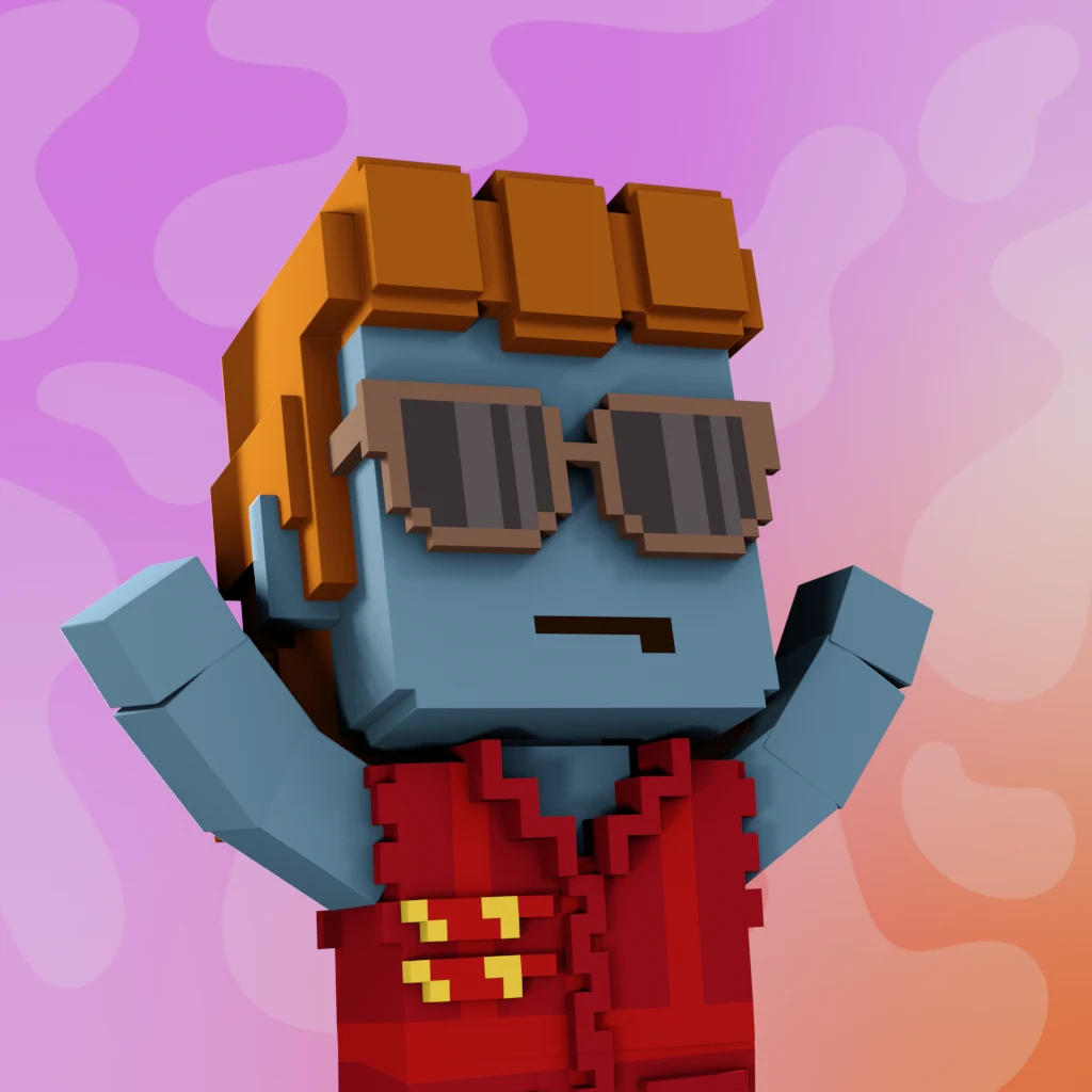Pirate #4105 voxel render